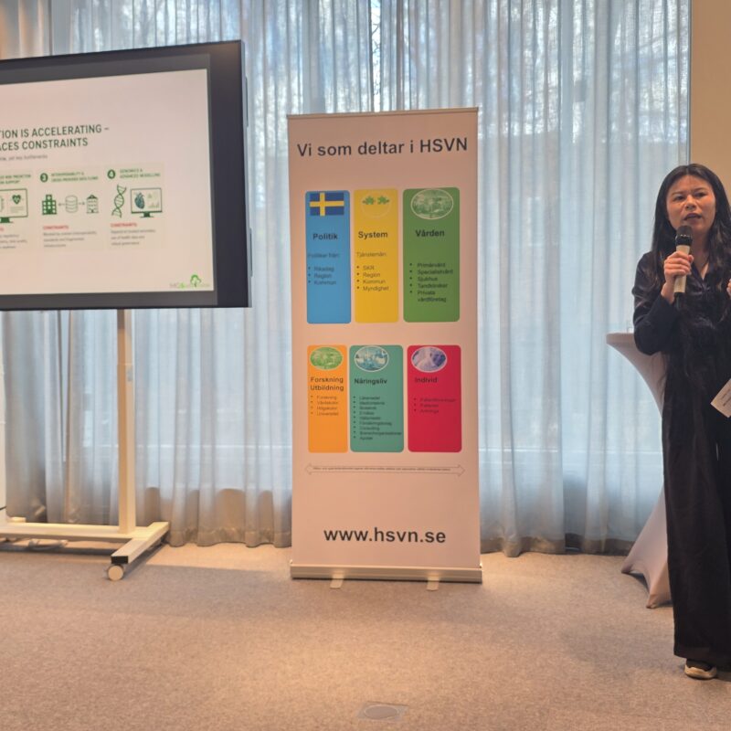 Projektledare för projektet Scale-up CVD Louise Lou.