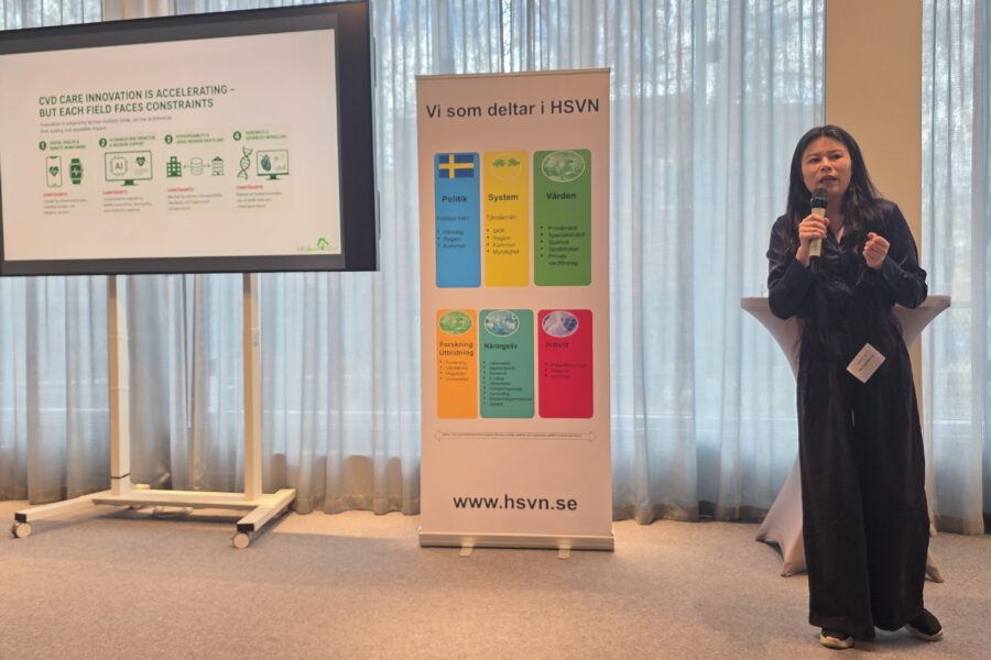 Projektledare för projektet Scale-up CVD Louise Lou.