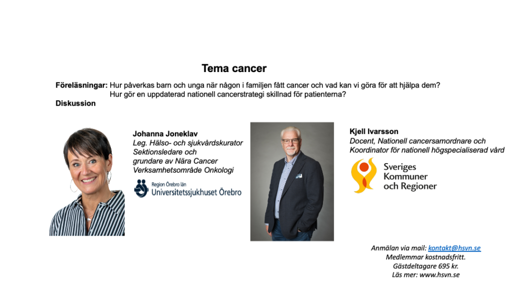 Nätverksmöte i HSVN tema cancer